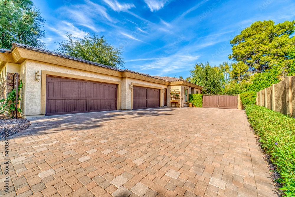 Front of a luxury home Front of a luxury home
