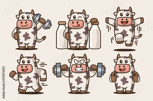 Collection of Cartoon Cow Activities