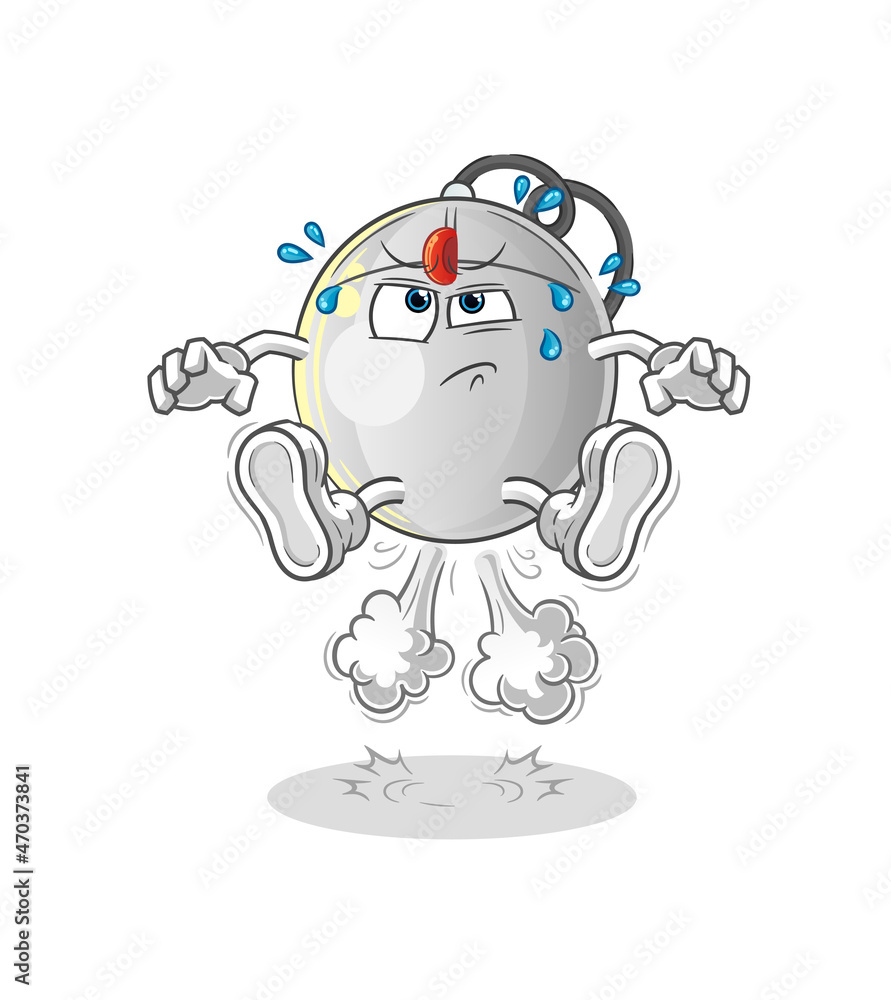 computer mouse fart jumping illustration. character vector computer mouse fart jumping illustration. character vector