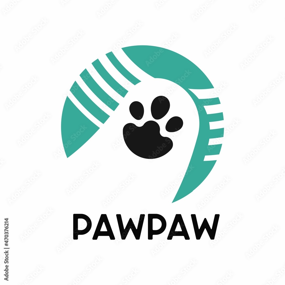 Hand paw logo for pet Hand paw logo for pet