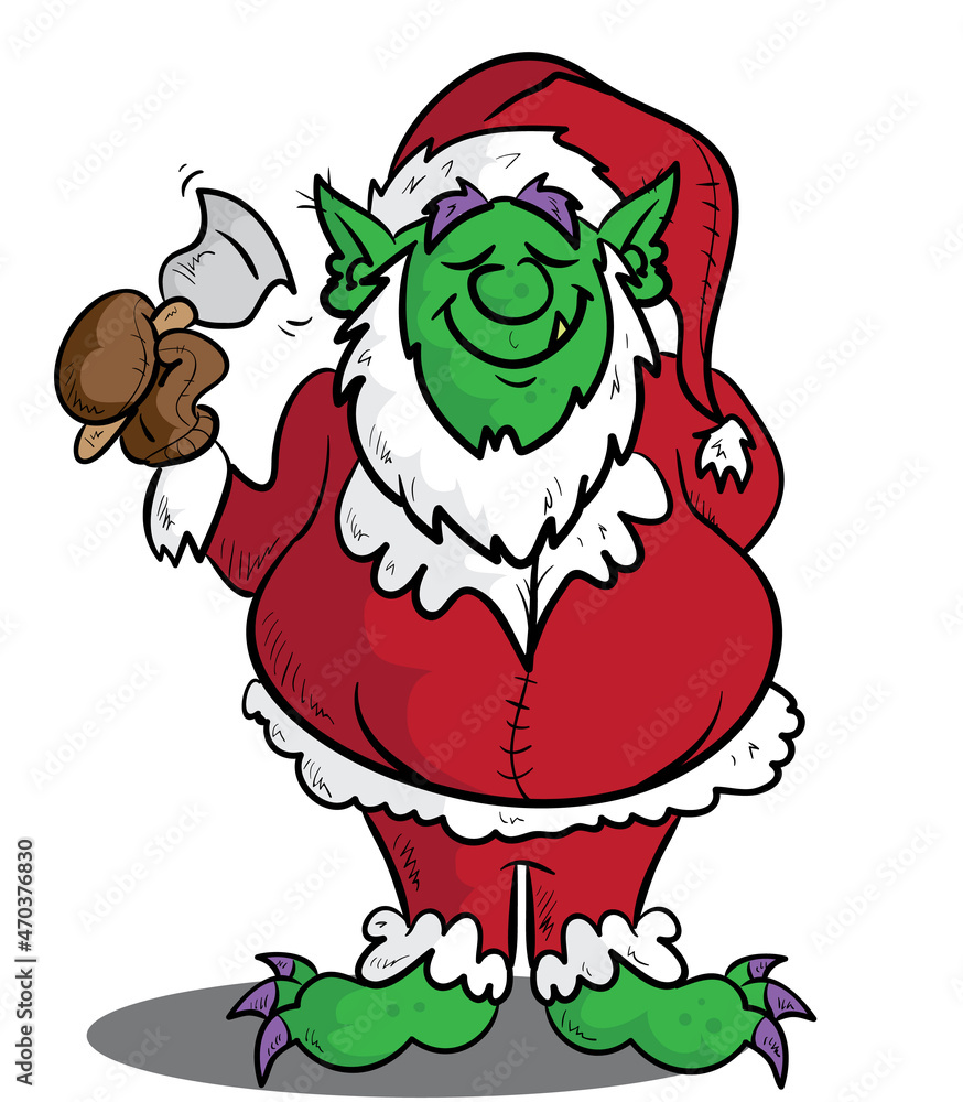 Fototapeta premium Santa Troll