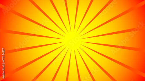 Sunshine vector background with light gradient. Abstract yellow wallpaper for banner,ad,social media and template. EPS10