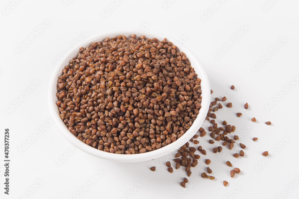 buckwheat tea isolated on white background. buckwheat tea isolated on white background.