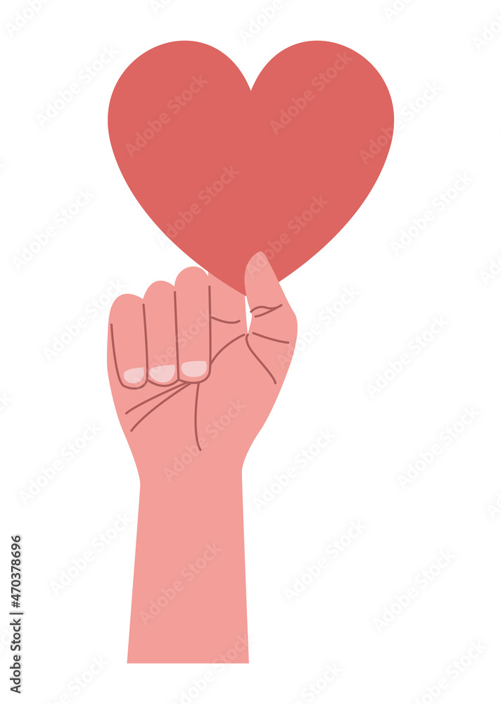 hand holding heart hand holding heart