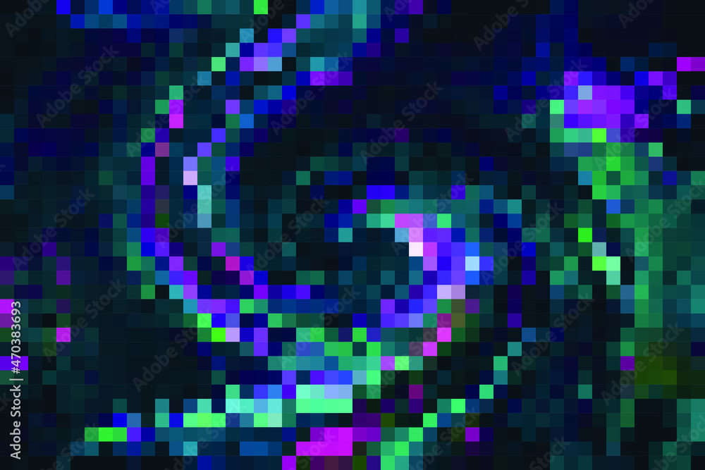 Pixel background. Colorful mosaic background.