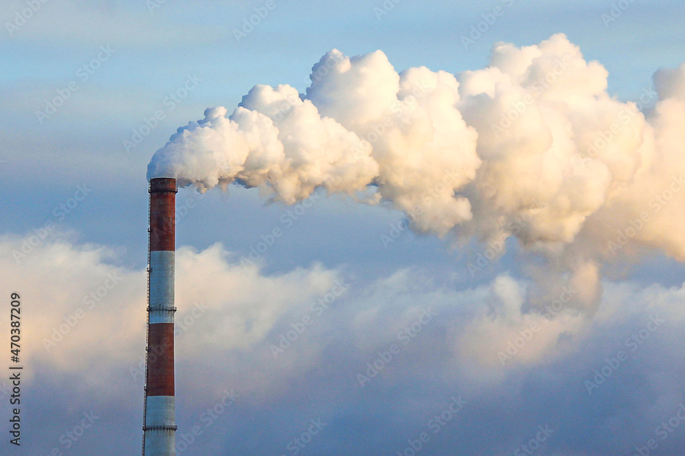 city chimneys emit a lot of harmful substances along with the smoke