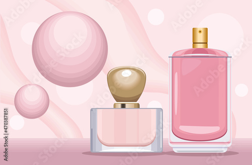two pink perfumes