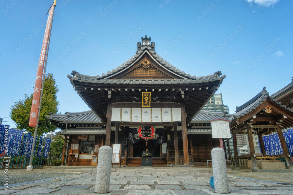 Fototapeta premium 大阪、四天王寺の大黒堂です（三面大黒天）