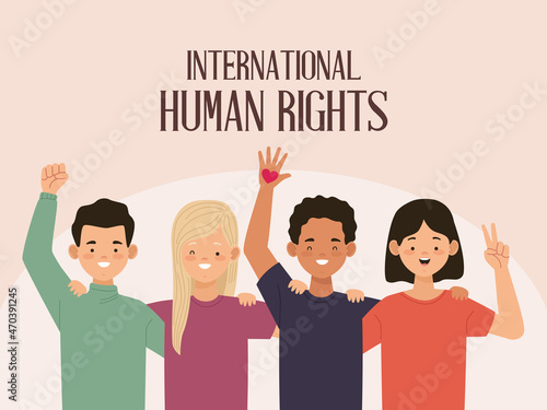 human rights day card