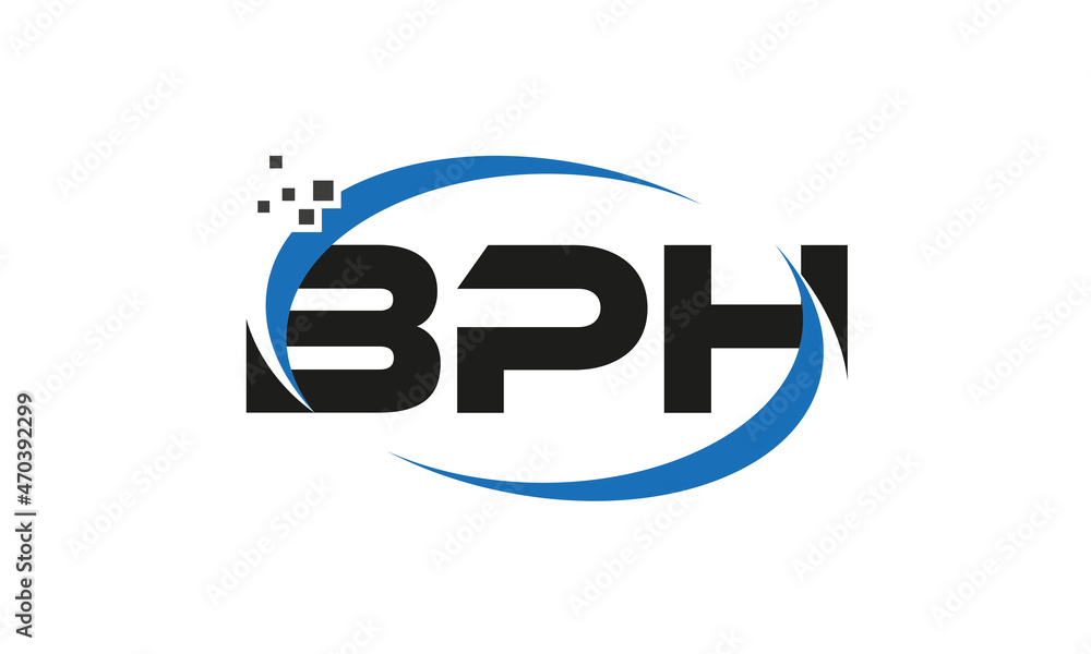 dots or points letter BPH technology logo designs concept vector Template Element dots or points letter BPH technology logo designs concept vector Template Element