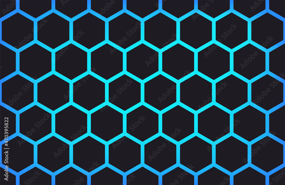 Abstract hexagonal technology illustration. Vector seamless geometric pattern Abstract hexagonal technology illustration. Vector seamless geometric pattern