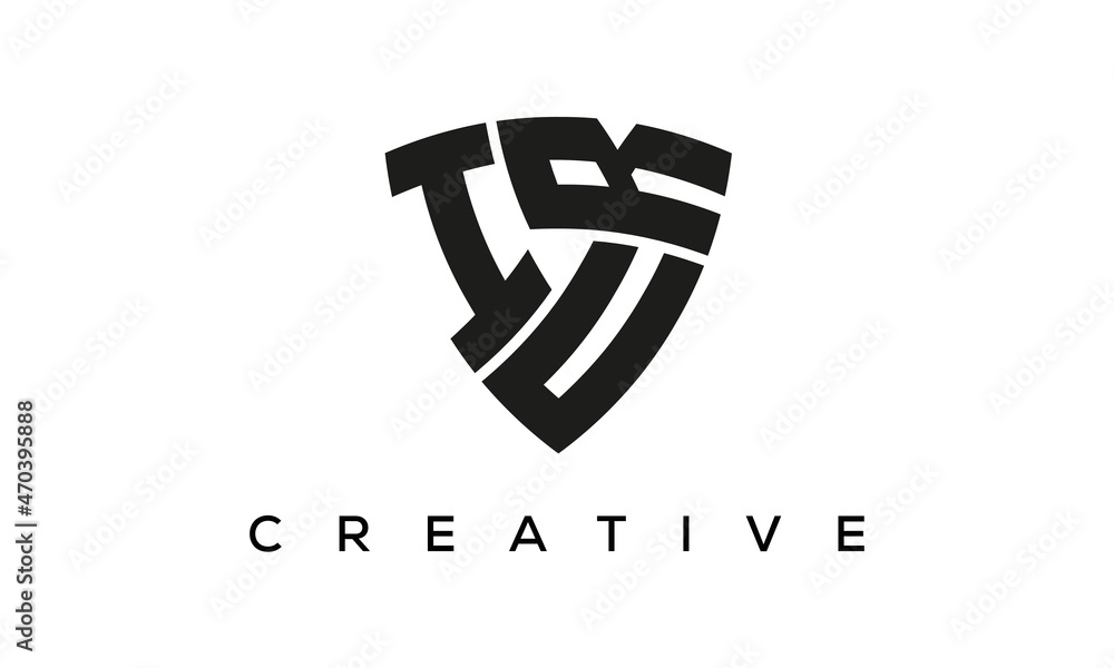 IUR letters logo, security Shield logo vector IUR letters logo, security Shield logo vector