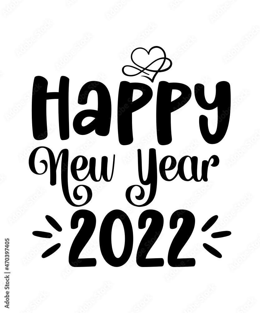 Happy New Years SVG Bundle, 2022 Svg, Kids Svg Png