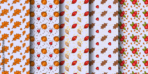 thanksgiving Seamless Pattern Design Bundle