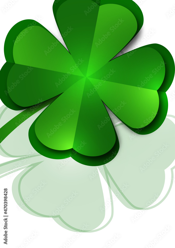St. Patrick's Day banner design template. Simple banner for website, store, magazine promotions. Vector