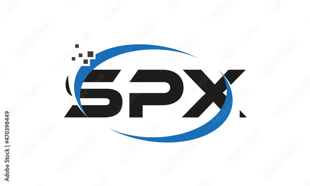 dots or points letter SPX technology logo designs concept vector Template Element dots or points letter SPX technology logo designs concept vector Template Element