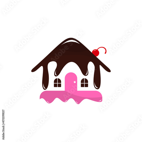 Home Bakery logo design vector template. Bakery logo concept