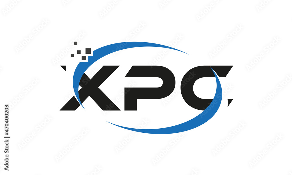 dots or points letter XPC technology logo designs concept vector Template Element dots or points letter XPC technology logo designs concept vector Template Element