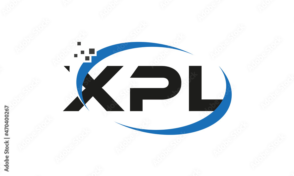 dots or points letter XPL technology logo designs concept vector Template Element dots or points letter XPL technology logo designs concept vector Template Element