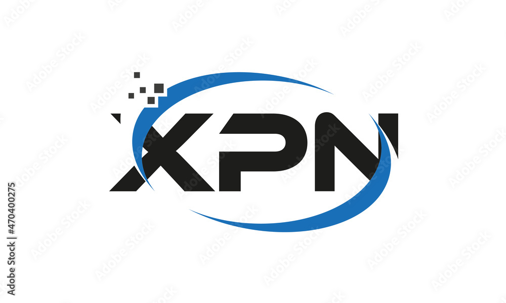 dots or points letter XPN technology logo designs concept vector Template Element dots or points letter XPN technology logo designs concept vector Template Element