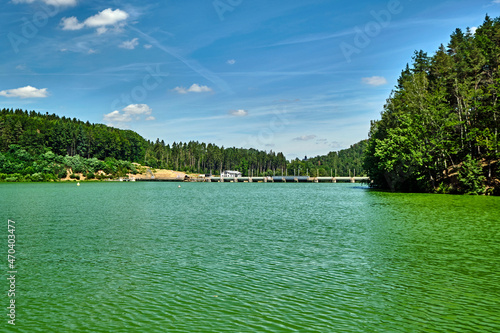 Stausee der Talsperre Kriebstein. photo