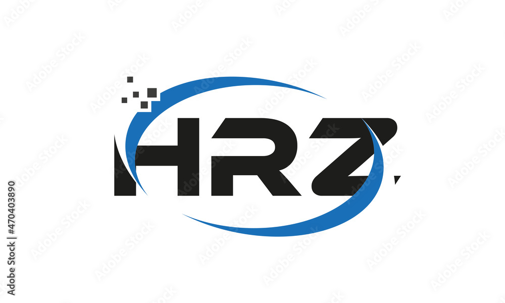 dots or points letter HRZ technology logo designs concept vector Template Element dots or points letter HRZ technology logo designs concept vector Template Element