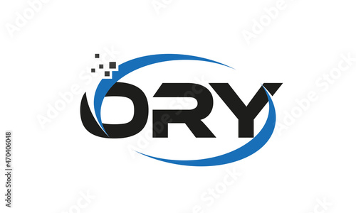 dots or points letter ORY technology logo designs concept vector Template Element photo