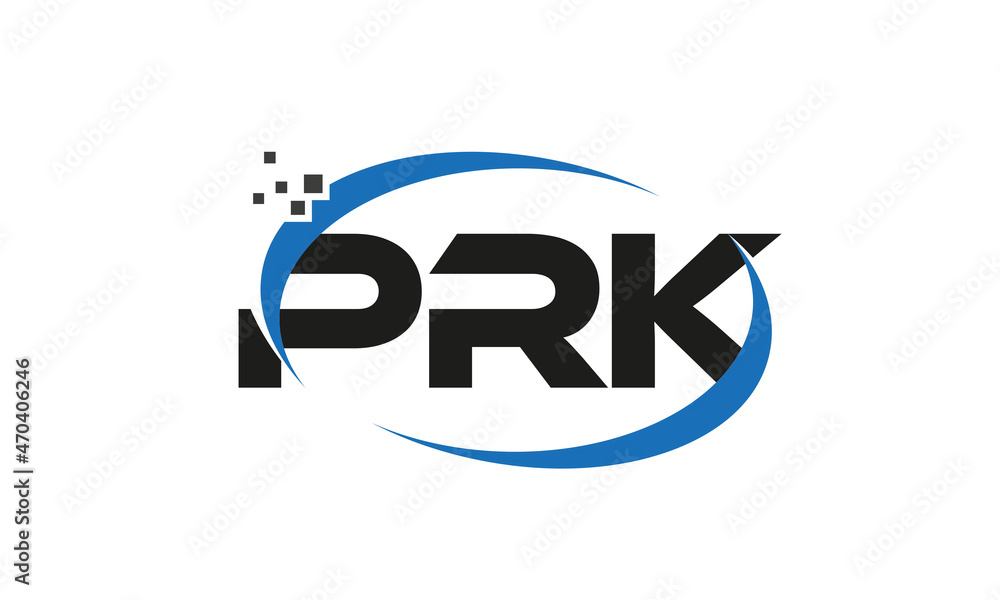 dots or points letter PRK technology logo designs concept vector Template Element dots or points letter PRK technology logo designs concept vector Template Element