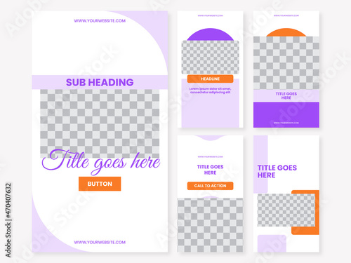 Social media instagram, facebook, pinterest cover template, stories pet shop with candy colors design vector template ai & eps 10