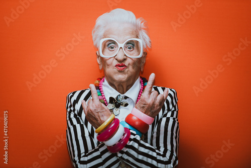 Obraz na płótnie Funny grandmother portraits