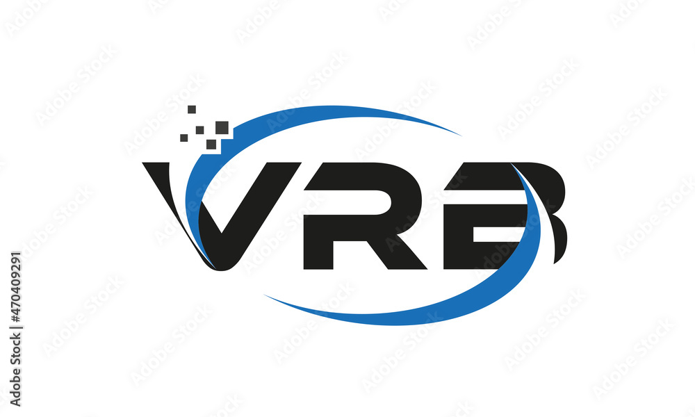 dots or points letter VRB technology logo designs concept vector Template Element dots or points letter VRB technology logo designs concept vector Template Element