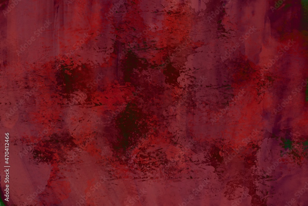 red grunge background with paint strokes and layers, old rusty wall, red wine color on canvas, bloody wall, dark gothic wallpaper, high resolution