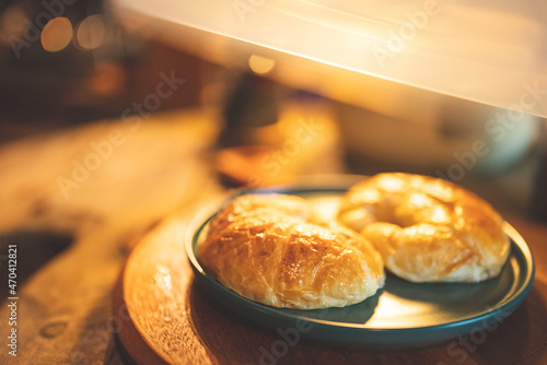 Croffle Croissants, sweet d...