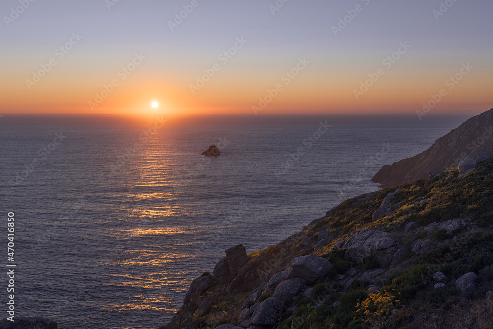Fisterra sunset, the most Famous sunset in Spain
