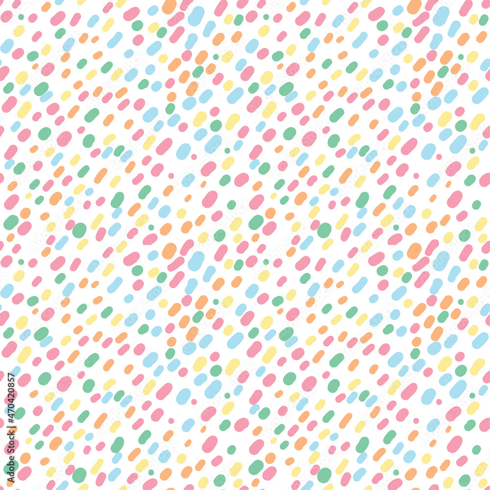 Seamless pattern with sprinkle frosting for ice cream and donuts. Cakes texture. Line confetti. Vector illustration Seamless pattern with sprinkle frosting for ice cream and donuts. Cakes texture. Line confetti. Vector illustration