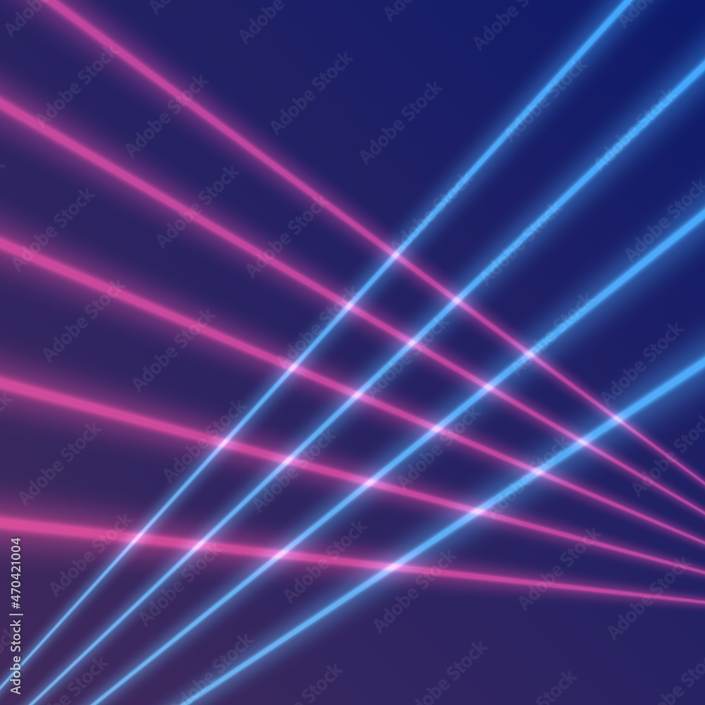 80s 90s retro glowing laser beam rays background Stock Illustration | Adobe  Stock