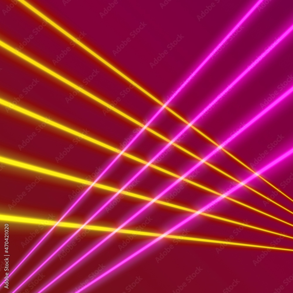 Obraz premium 80s 90s retro glowing intersecting lines background