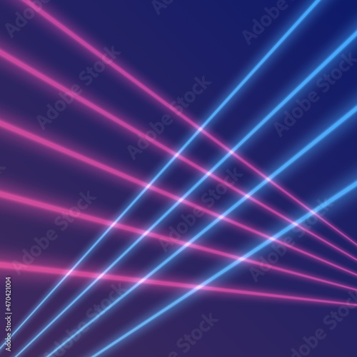 80s 90s retro glowing laser beam rays background