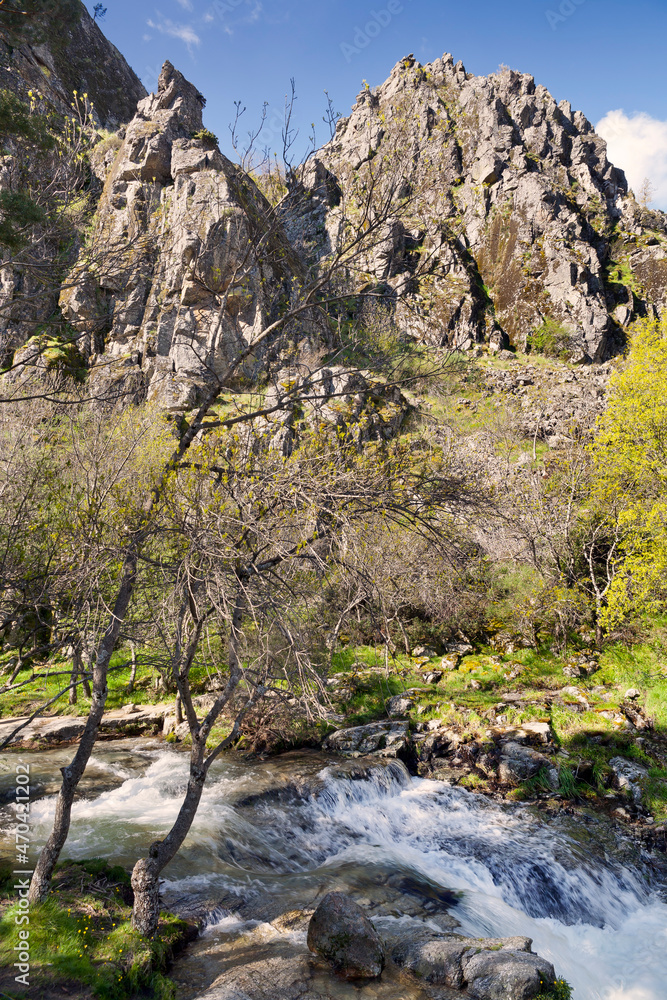 Riscos del Purgatorio. Sierra de Guadarrama. España. Europa.