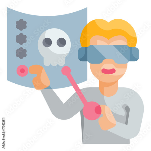 hack flat icon
