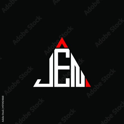 JEN letter logo creative design. JEN unique design
