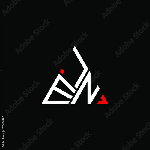 JEN letter logo creative design. JEN unique design
