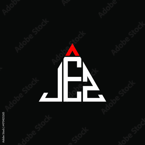 JEZ letter logo creative design. JEZ unique design
