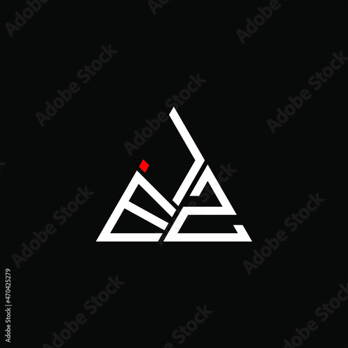 JEZ letter logo creative design. JEZ unique design
