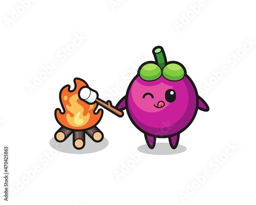mangosteen character is burning marshmallow