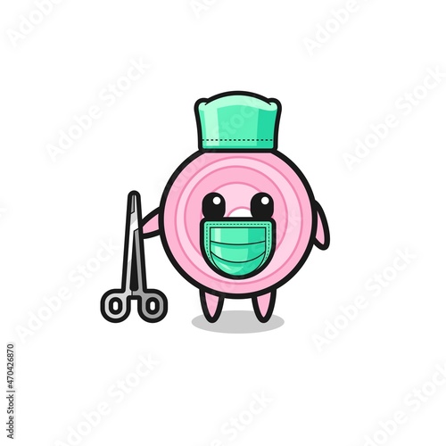 surgeon onion rings mascot character