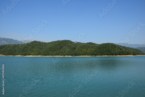 Obraz na płótnie Bovilla Lake Albania w salonie
