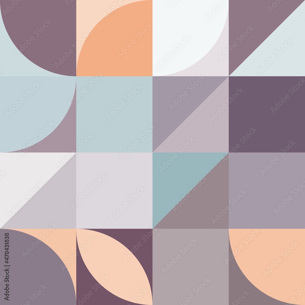Minimal simple bauhaus mosaic geometric colorful artistic background wallpaper design pattern Minimal simple bauhaus mosaic geometric colorful artistic background wallpaper design pattern