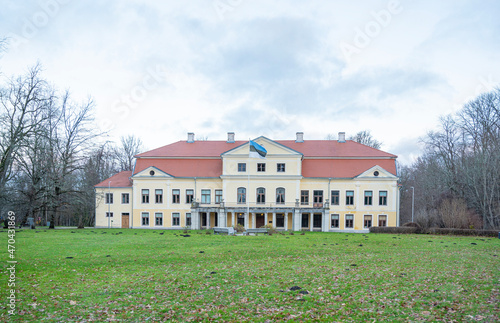 manor in estonia, europe