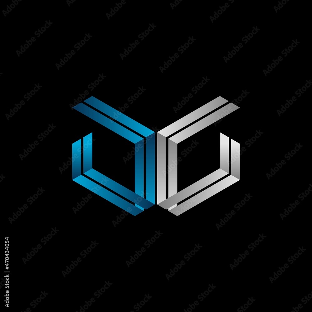Logo letters D and G with modern geometric shape style concept, Logo, Vector, illustration Logo letters D and G with modern geometric shape style concept, Logo, Vector, illustration